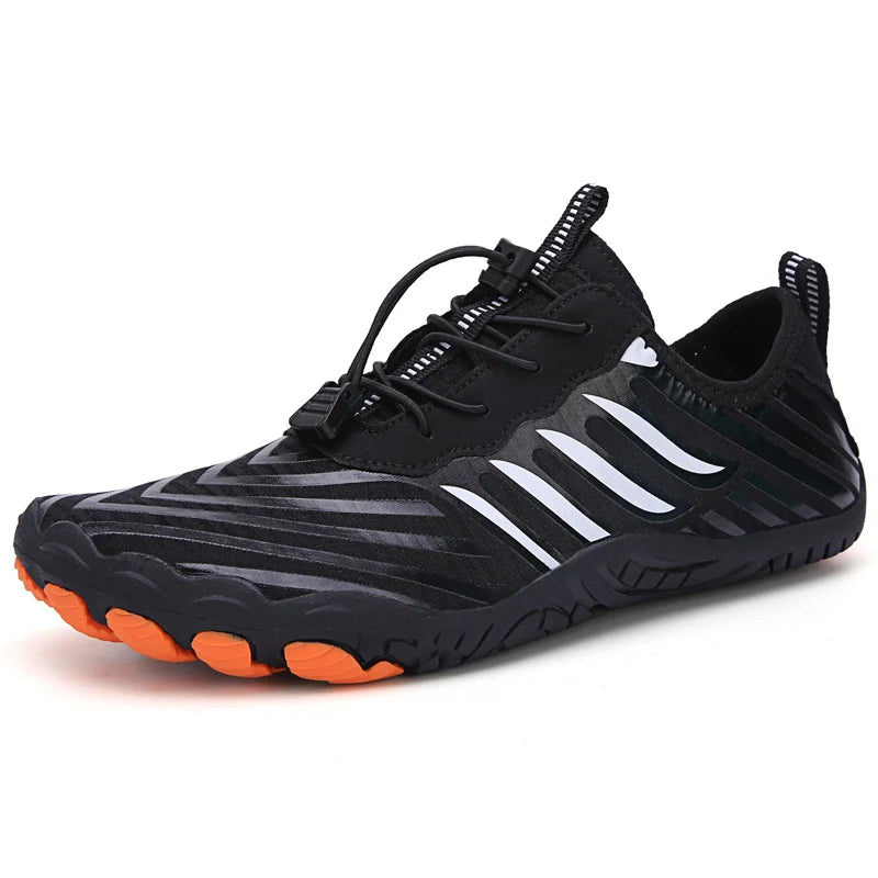 Men Water Shoes Beach Barefoot Swimming Surfing Seaside Aqua Shoes Upstream Wading Sneakers Gym Fitness Hiking Walking Footwear