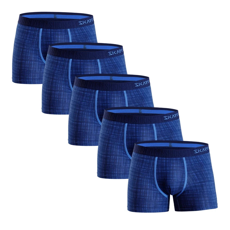 5pcs cotton boxer shorts men panties custom Men's underpants sexy mens boxers underwear for man print homme boxershorts calecon