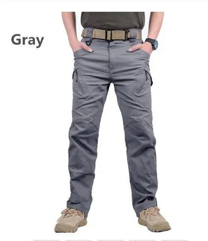 IX9 City Military Tactical Pants Men SWAT Combat Army Pants Casual Men Hiking Pants Outdoor Camping Cargo Waterproof Pants