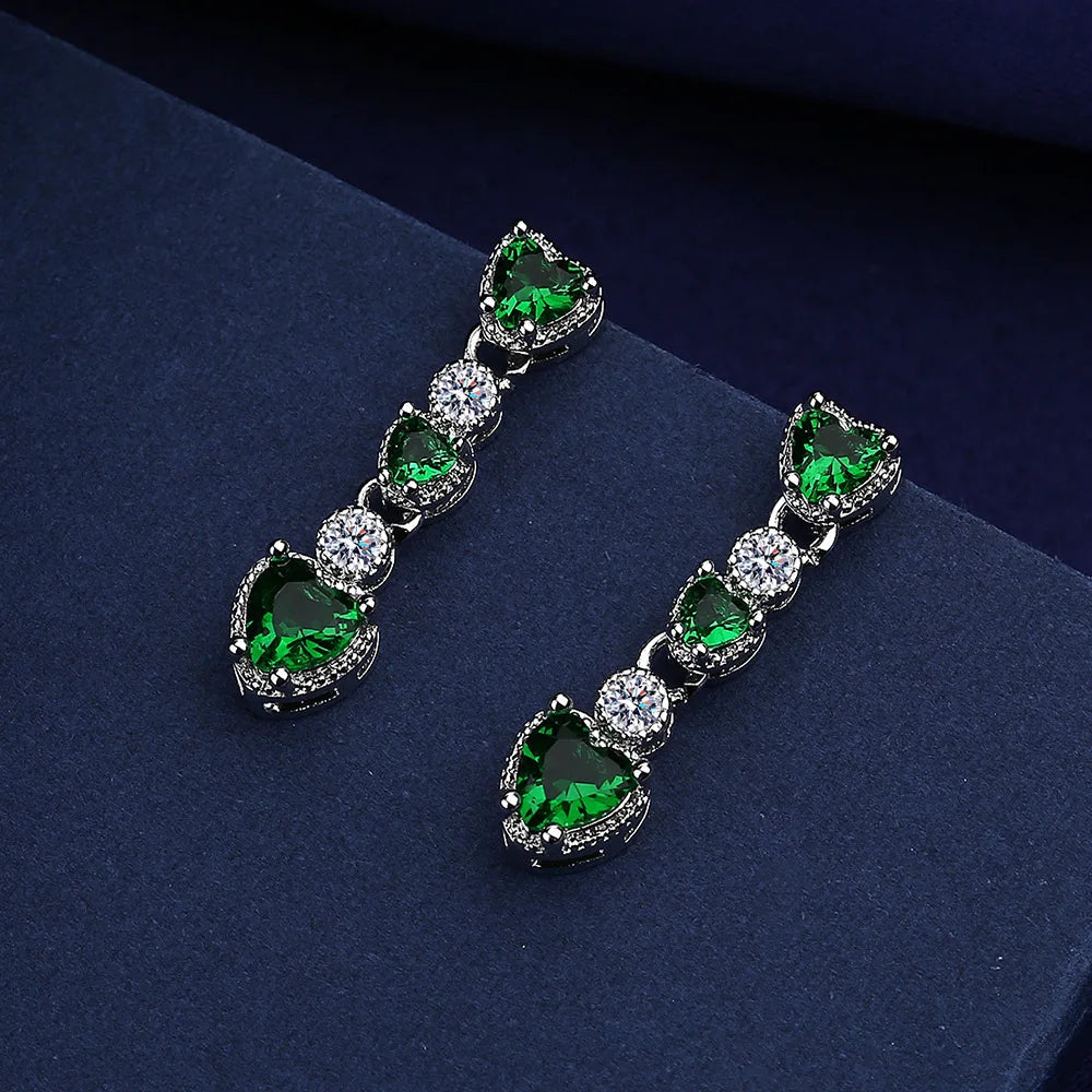 925 Sterling Silver CZ Stud Earrings - Cute Fashion Jewelry for Women and Teens