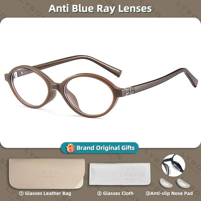 Oval Reading Glasses - Classic Oval Frames With Photochromic Lenses For Women Small Frames