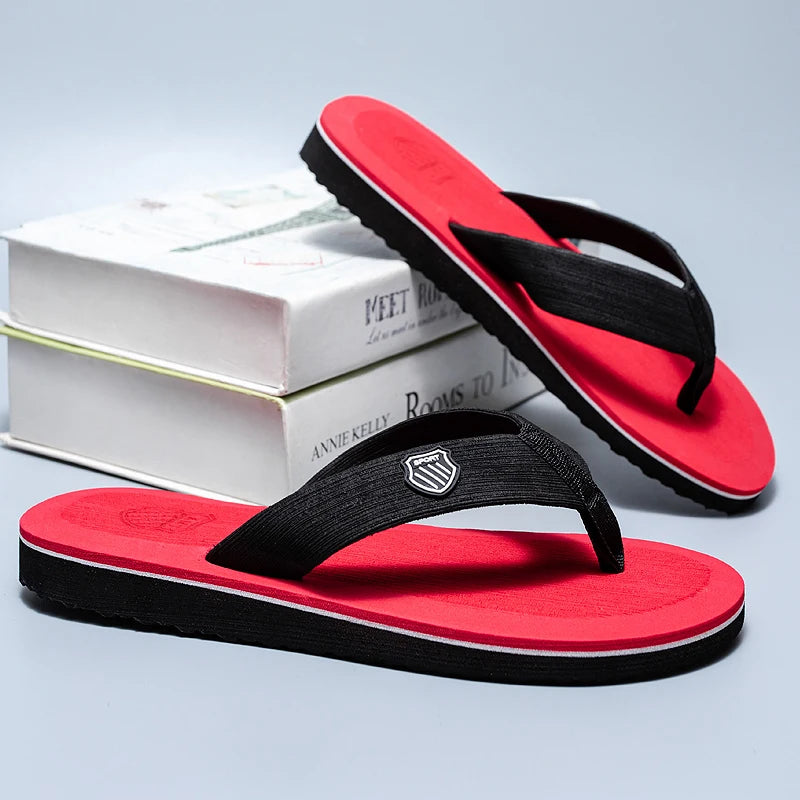 Hot Sale Men's Flip-flops Outdoor Casual Beach Slippers Soft Light Non-Slip Shoes Summer Slippers Men Shower 2024 Zapatos Hombre