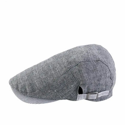 Spring/Summer Breathable Lightweight Double Button Adjustable Beret  peaked cap Painter Hat