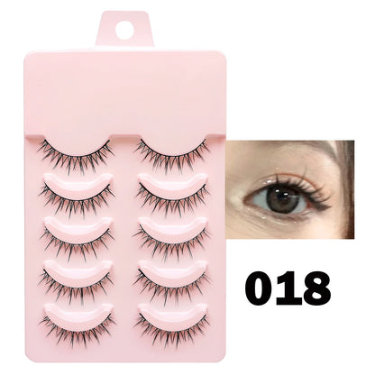 Manga Lashes - Soft Natural Thick False Eyelashes for Daily Makeup