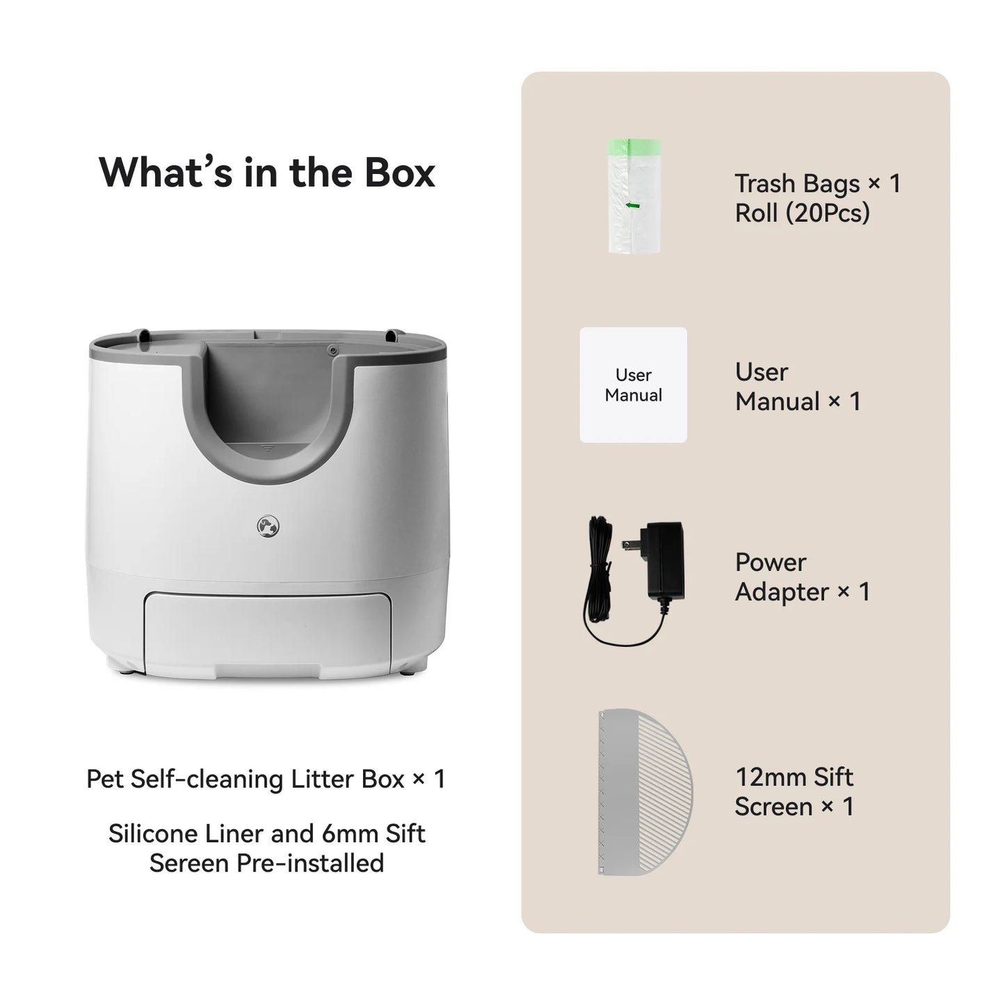 Automatic Smart Cat Litter Box - Self-Cleaning High-Capacity 11L Pet Toilet Tray - ZOOMNSTORE