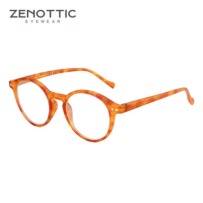 Retro Reading Glasses | Anti Glare, UV400 Protection, Circular Frame Stylish Reading Glasses
