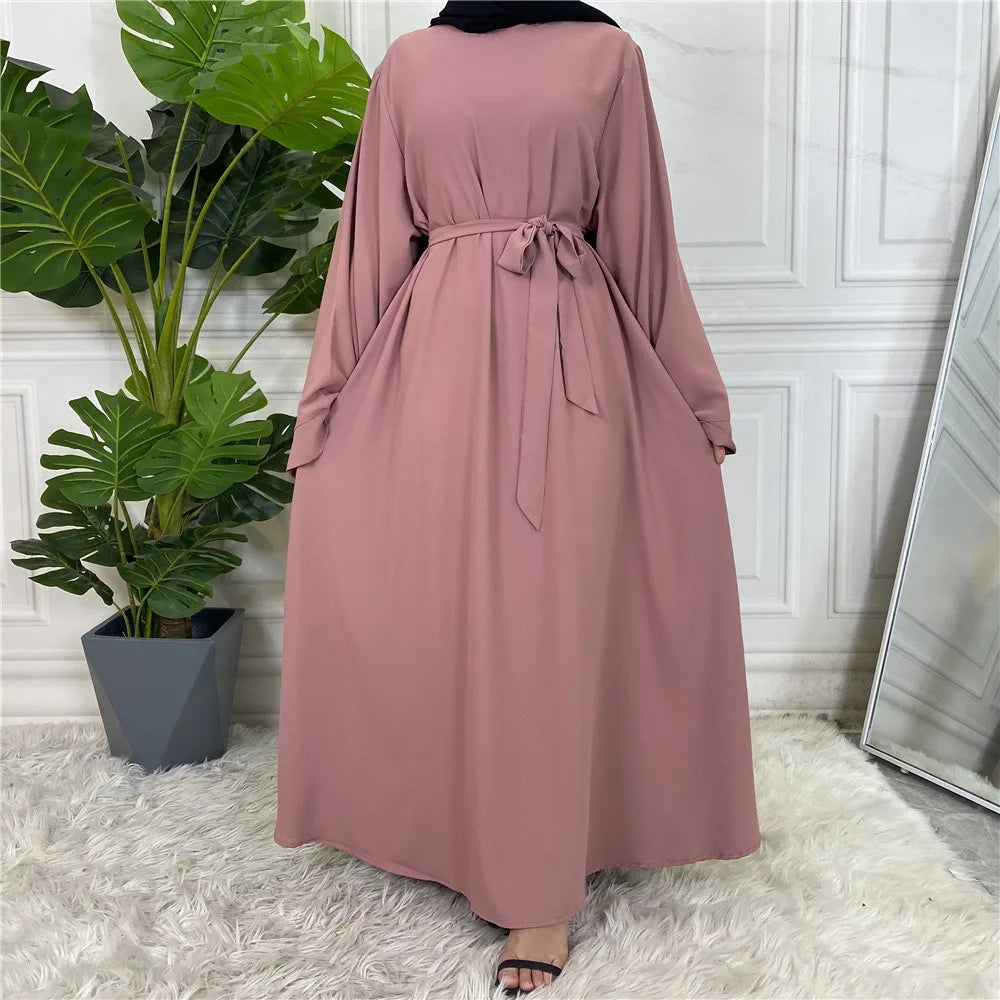 Modest Abaya Dress Ramadan Kaftan For Women | Elegant Muslim Maxi Robe