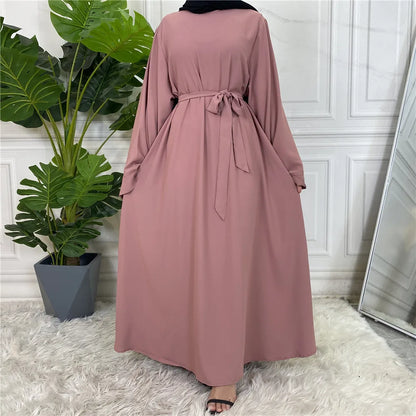 Modest Abaya Dress Ramadan Kaftan For Women | Elegant Muslim Maxi Robe