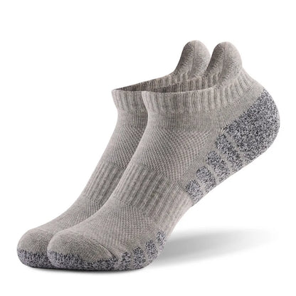 Thickened Non-Slip Running Socks - Breathable Low Cut Sports Socks for Men  Women 3 Pairs - ZOOMNSTORE