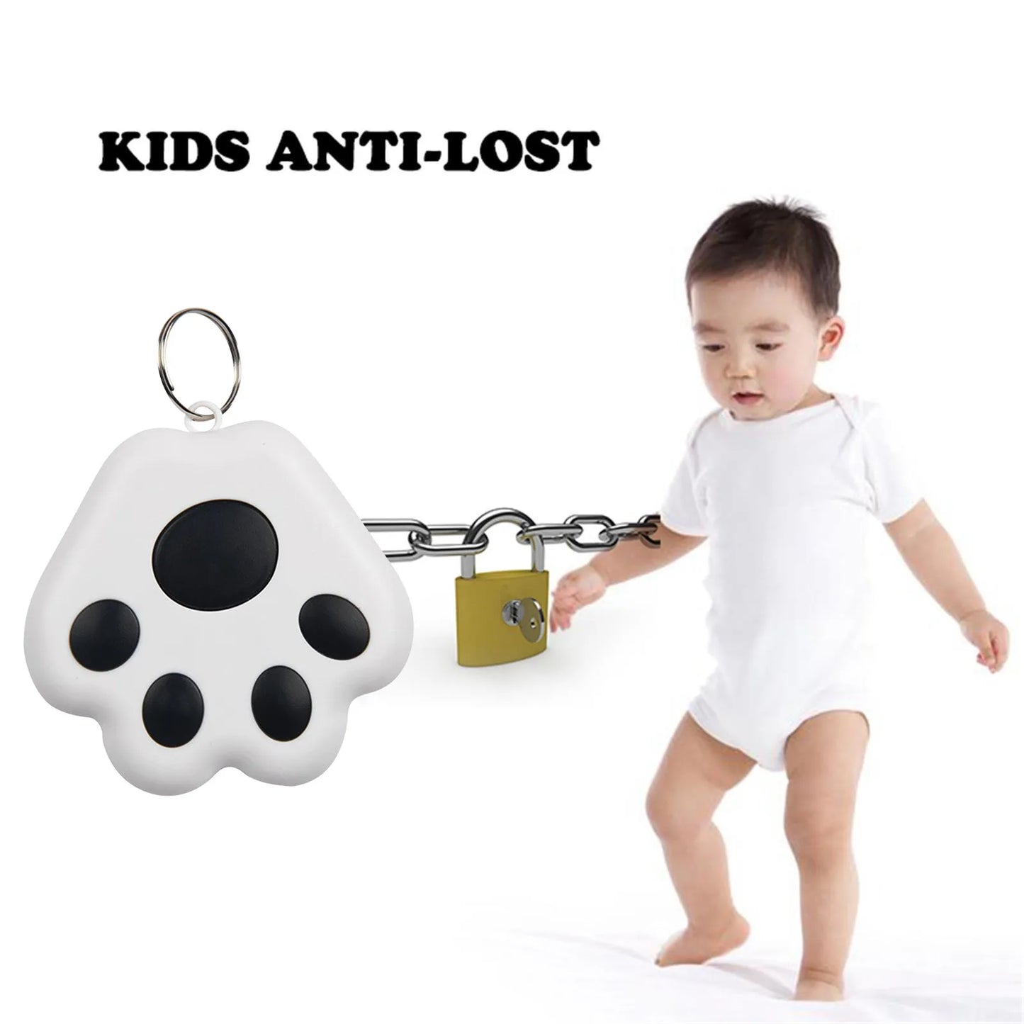 Mini GPS Locator Anti-Lost Device Alarm Wallet Keychain Smart Tag Bluetooth Tracer Keychain Pet Child Luggage Tracker Key Finder
