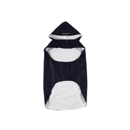 Dog Raincoat Waterproof Hoodie Jacket Rain Poncho Pet Rainwear Clothes with Reflective Stripe for All Sizes Big Puppies