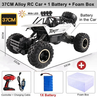 Remote Control Climbing Car - 4WD Off Road Truck with Shockproof Suspension & Anti Skid Wheels