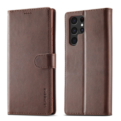 Business Leather Case for Samsung Galaxy S26 S25 Ultra S24 S23 FE S22 S21 S20 S10 Plus Note 20 + Flip Wallet Card Holder Cover