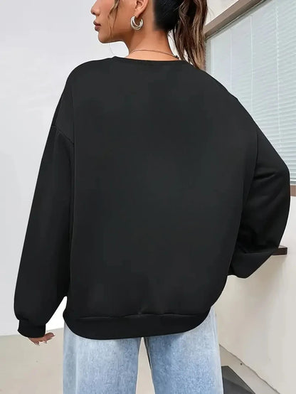 Loose Solid Color Women's Cotton Hoodies Casual Autumn Winter Fleece Sweatshirt Oversize Pullover O-Neck Top Hoody Couple Unisex