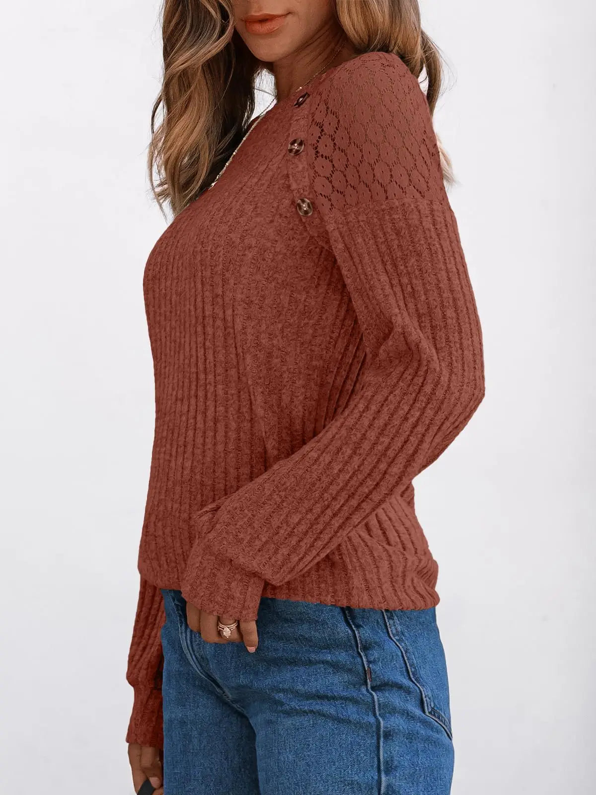 2025 New Autumn Women's Blouses Elegant Fashion Lace Hollow Out Patchwork Button Shirts Loose Casual Long Sleeve Pullover Tops