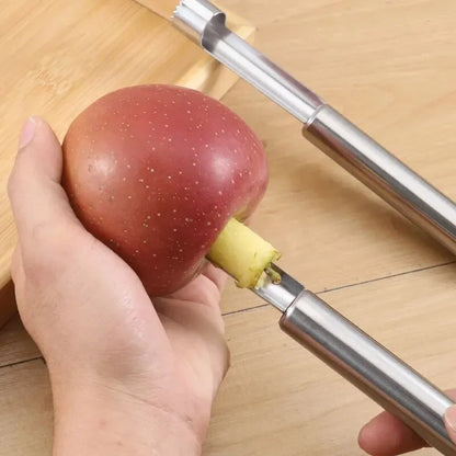 Fruit Core Cutter - Durable Stainless Steel Apple Corer & Pear Seed Remover Tool