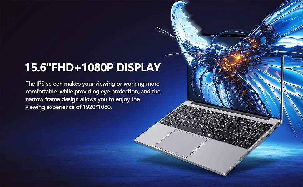 New Office Laptop Intel Core i9 9900 15.6 inch 4K HD Screen Windows 11 16GB RAM 1TB SSD Portable Slim Laptops PC Gamer Computer