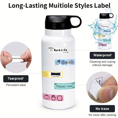 Marklife Mini Bluetooth Thermal Label Printer D110 B21 P15 Without Ink Self-Adhesive Stickers Printer For Office Kitchen School