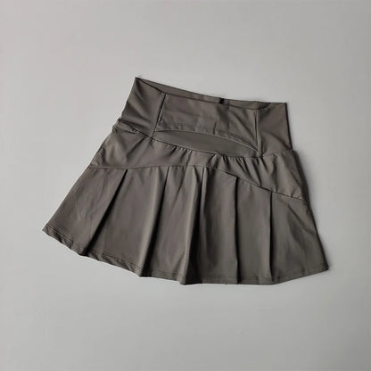 Women's Sport Skort – Lined High-Waist Tennis & Golf Skirt Shorts