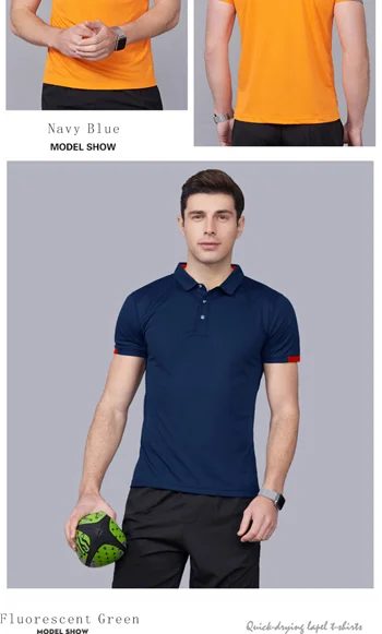 Men's Quick-Dry Polo Shirt – Breathable Golf & Sports Jersey (8 Colors)
