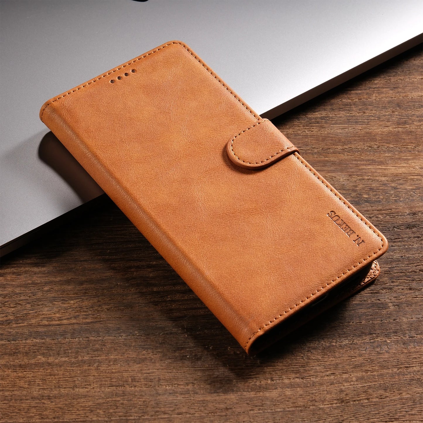 Business Leather Phone Case For Samsung Galaxy S26 S25 S24 S23 Ultra S22 S21 FE S20 S10 Plus Note20 Flip Card Wallet Cover Etui