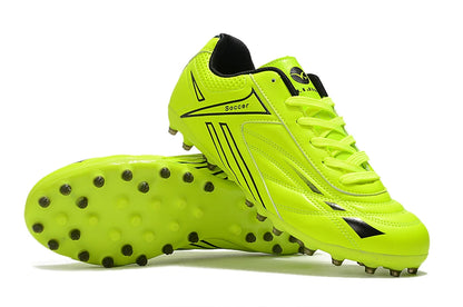Men's Football Shoes – Lightweight Turf Soccer Cleats with Studded Rubber Sole