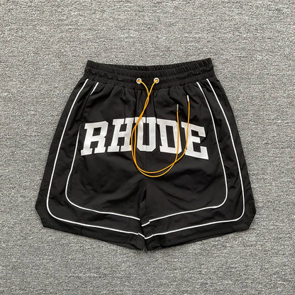 High Quality Streetwear Multi-color Rhude Beach Shorts Men Women Loose Breathable Casual Shorts