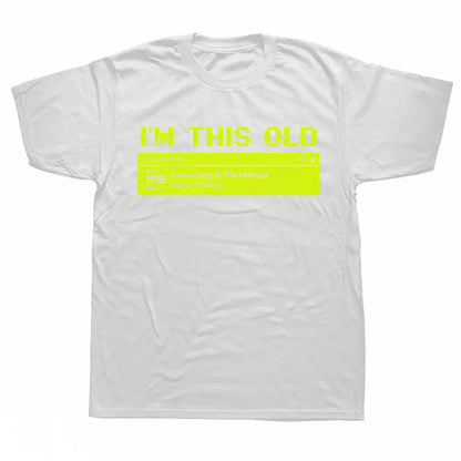 Cotton Computer 90s Programmer PC Nerd Geek Men T Shirts Graphic Streetwear Short Sleeve Birthday Gifts  Style T-shirt