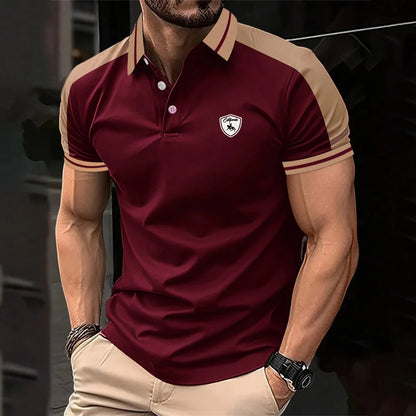 New In Tops Tees Men's Polo Shirt Men's Sports Short-sleeved Summer Shirt For Mant High-end Oversized Clothing Polo Shirt Man