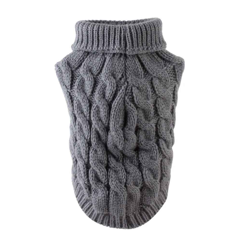 Classic Solid Chihuahua Puppy Dog Sweater for Small Dogs Winter Warm Pet Clothes Yorkshire Schnauzer Pullovers disfraz de perro