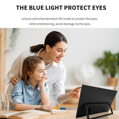 Portable Gaming Monitor 14.1 Inch IPS Screen Extended Display with Dual Speakers