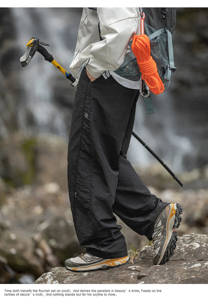 TFETTERS Brand Outdoors Men's Cargo Pants 2026 Spring Summer Outdoors Outing Casual Pants Man Watertight Baggy Riding Clothes