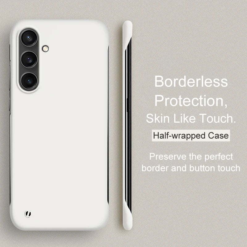 Luxury Borderless Candy Color Hard PC Case For Samsung Galaxy S26 Ultra S25FE S24 S23 S21FE S22 Ultra-Thin Matte Cover