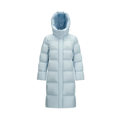 Women Down Jacket - Lightweight Waterproof Winter Coat With Self Heating Lining & Hood