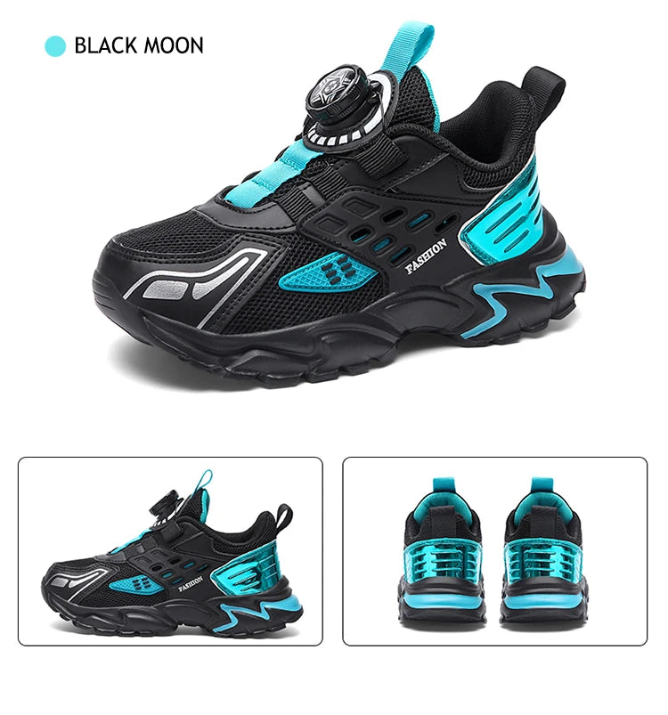 Children Athletic Sneakers Summer Breathable Lightweight Outdoor Running Shoes Non-slip Tennis for Boys Kids Sports Size 28-39