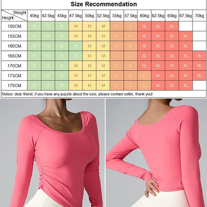 Women Yoga Shirts - Plus Size Sportswear Top | Breathable Quick Dry Fitness Workout Shirt