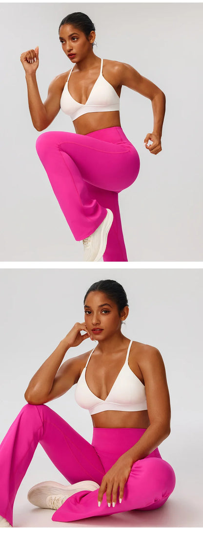 Tight Yoga Bra Women's Camisole Beautiful Back No Steel Ring Sports Bra Quick Drying Running Yoga Clothes Fitness Chest Pads