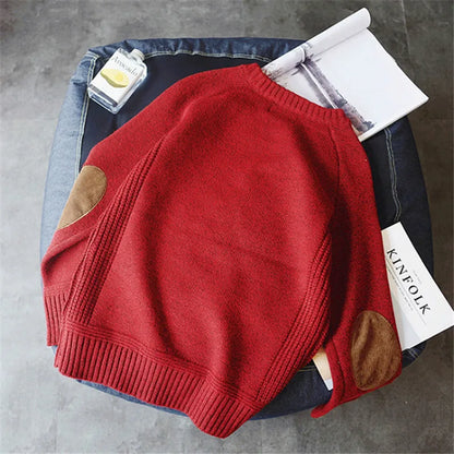 2025 New Men Pullover Sweater Autumn Fashion Casual Loose Thick O Neck Wool Knitted Oversize Harajuku Streetwear Knitwear M-5Xl