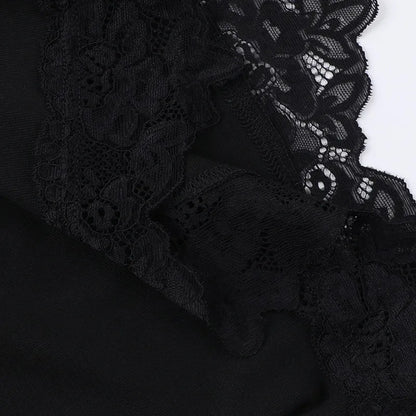 AltGoth Gothic Punk Camis Women Streetwear Harajuku Y2k Grunge Graphic Bat Printed Lace Patchwork Crop Tank Top with Chain Femme