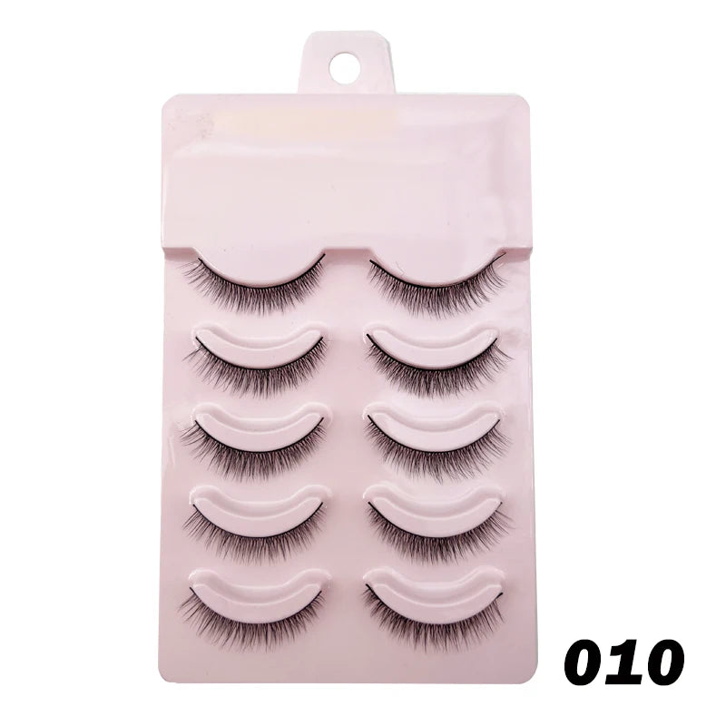 Manga Lashes - Soft Natural Thick False Eyelashes for Daily Makeup