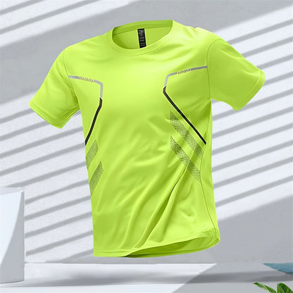 Men's Running T-Shirt – Quick-Dry Breathable Workout Tee