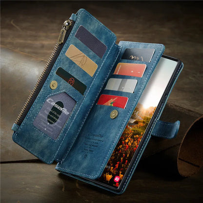 Flip Leather Phone Case For Samsung Galaxy S25 Edge S24 S26 Ultra S23 FE S22 S21 S20 Plus Note20 A16 A56 A17 A37 A57 Wallet Etui