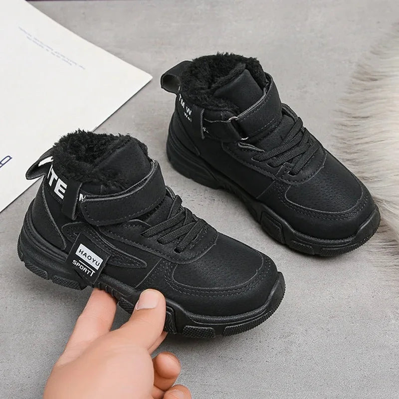 Children Winter Boots – Waterproof Kids Snow Boots With Plush Lining & Rubber Sole