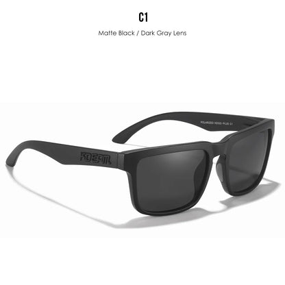 Polarized Photochromic Sunglasses - Men's Square Oversized UV400 Fashion Shades