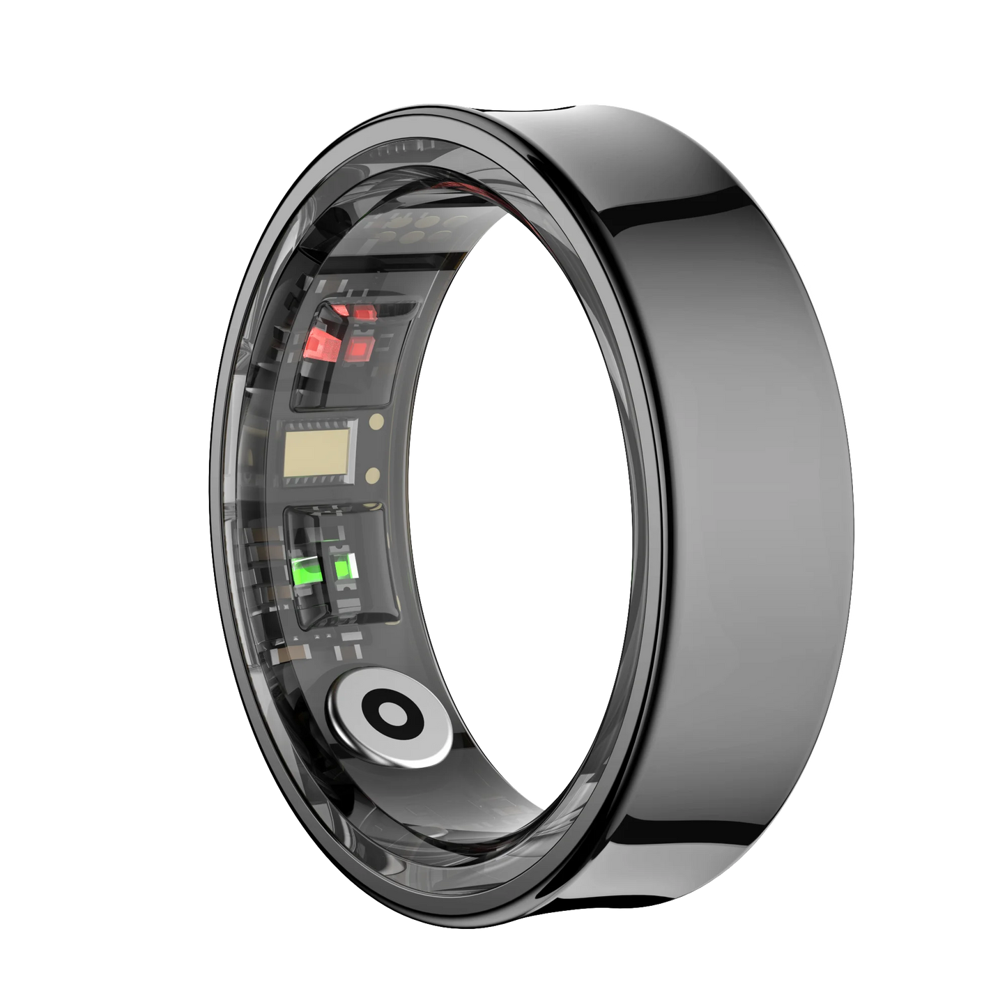 Amovan Smart Ring Premium Temperature Remote Control Sports Sleep Health Fitness Fasion Ring for Samsung iOS Phone for Woman Man