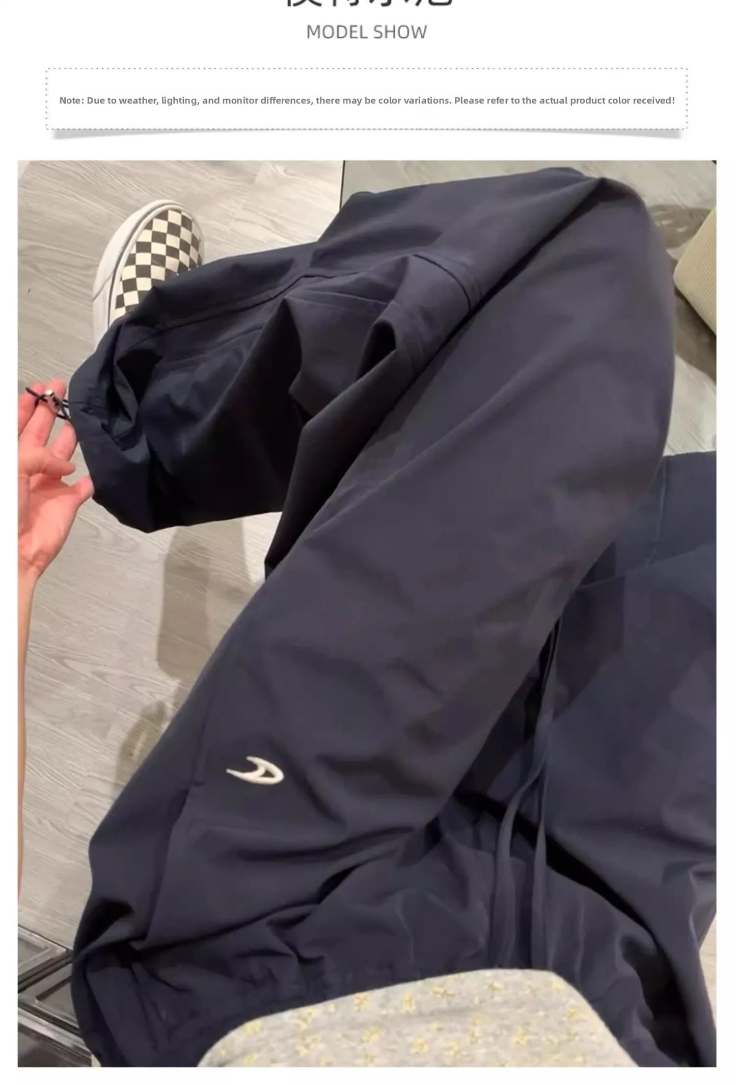 American High Street Style Women's Cargo Pants Spring Summer 2026 New Slimming Drapey Loose Sweatpants Folded Hem