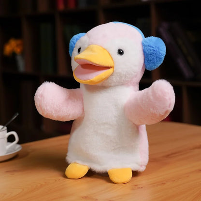 Plush Hand Puppets - Kawaii Animal Finger Puppet Dolls for Kids Educational Toys