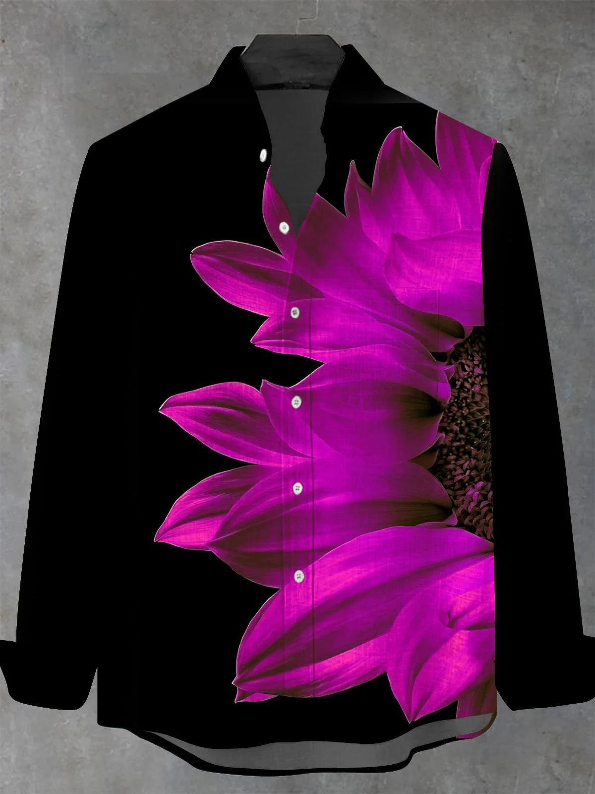 Men's shirts, button down shirts, casual shirts, spring and summer, printed long sleeves, daily, fashionable, comfortable