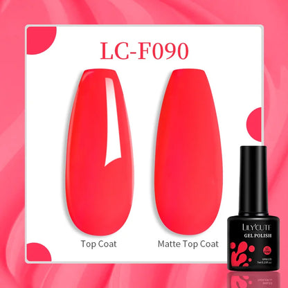 Gel Nail Polish - LILYCUTE UV Gel Varnish 7ML | Soak Off, Long Lasting Colors
