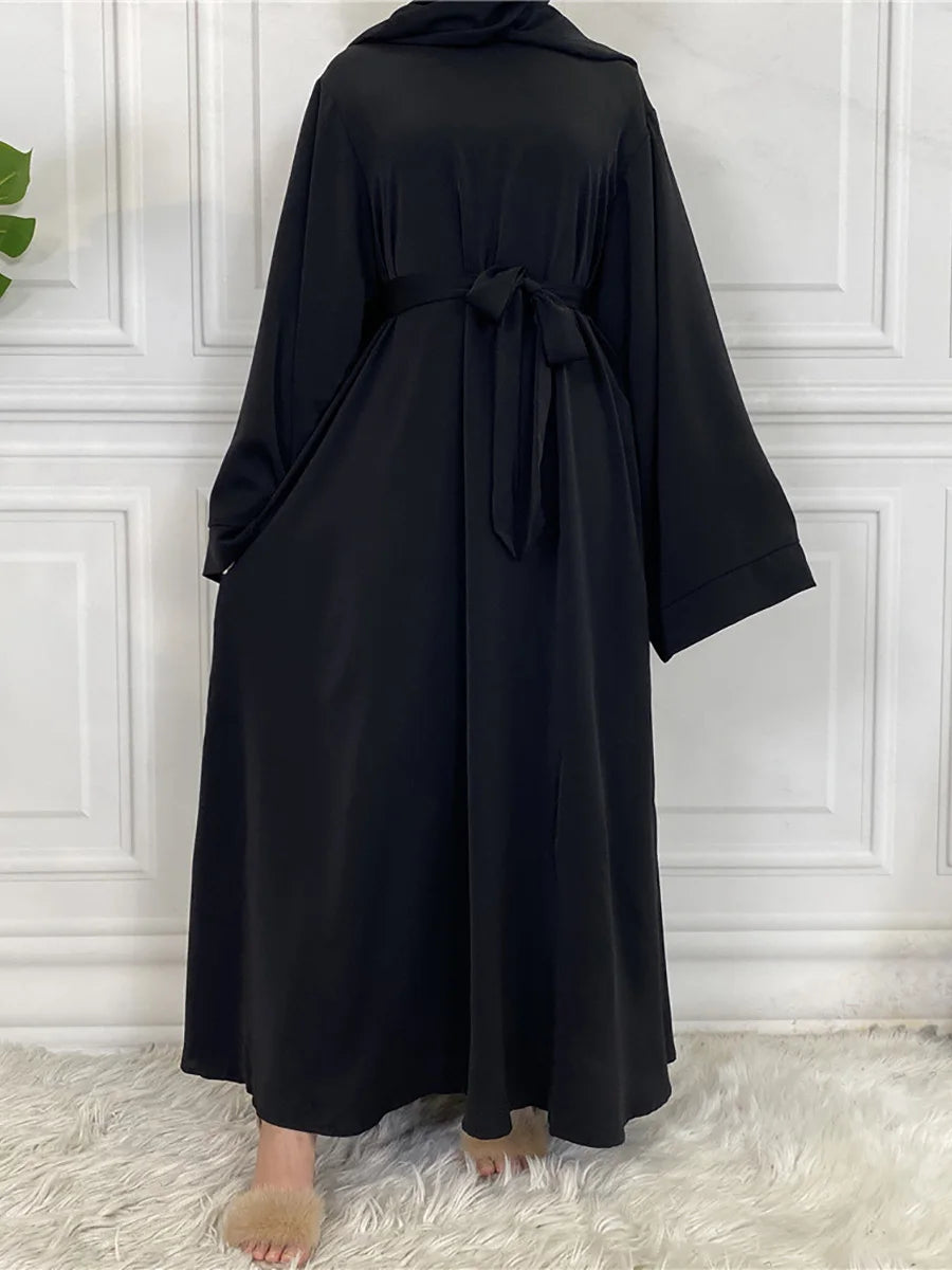 Modest Abaya Dress Ramadan Kaftan For Women | Elegant Muslim Maxi Robe